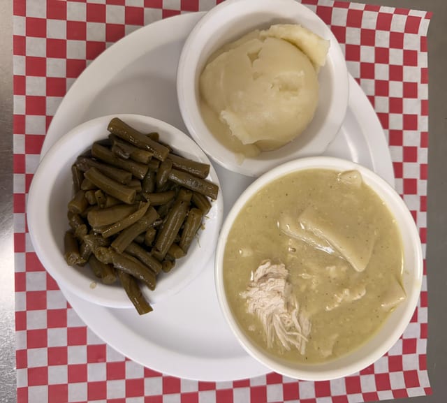 Tuesday Special - Homemade Chicken & Dumplings.