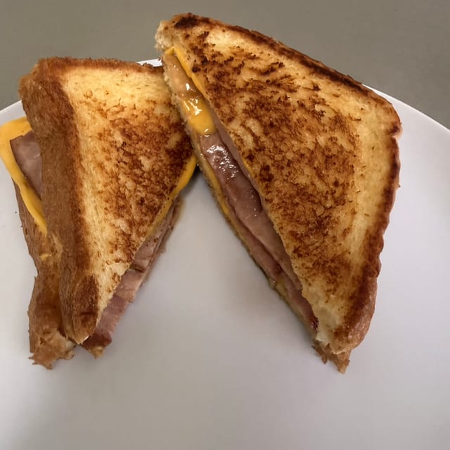 Grilled Ham & Cheese.